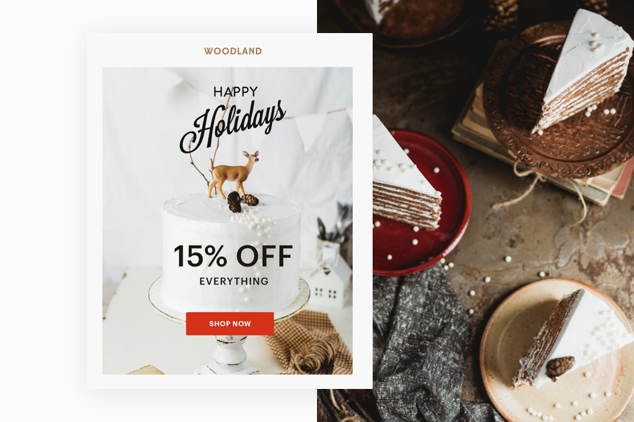 Suggested holiday email templates